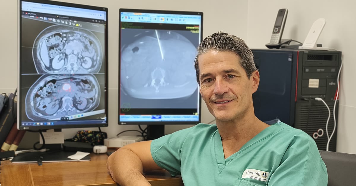 Professor Roberto Iezzi, Director of Interventional Radiology at Policlinico Gemelli
